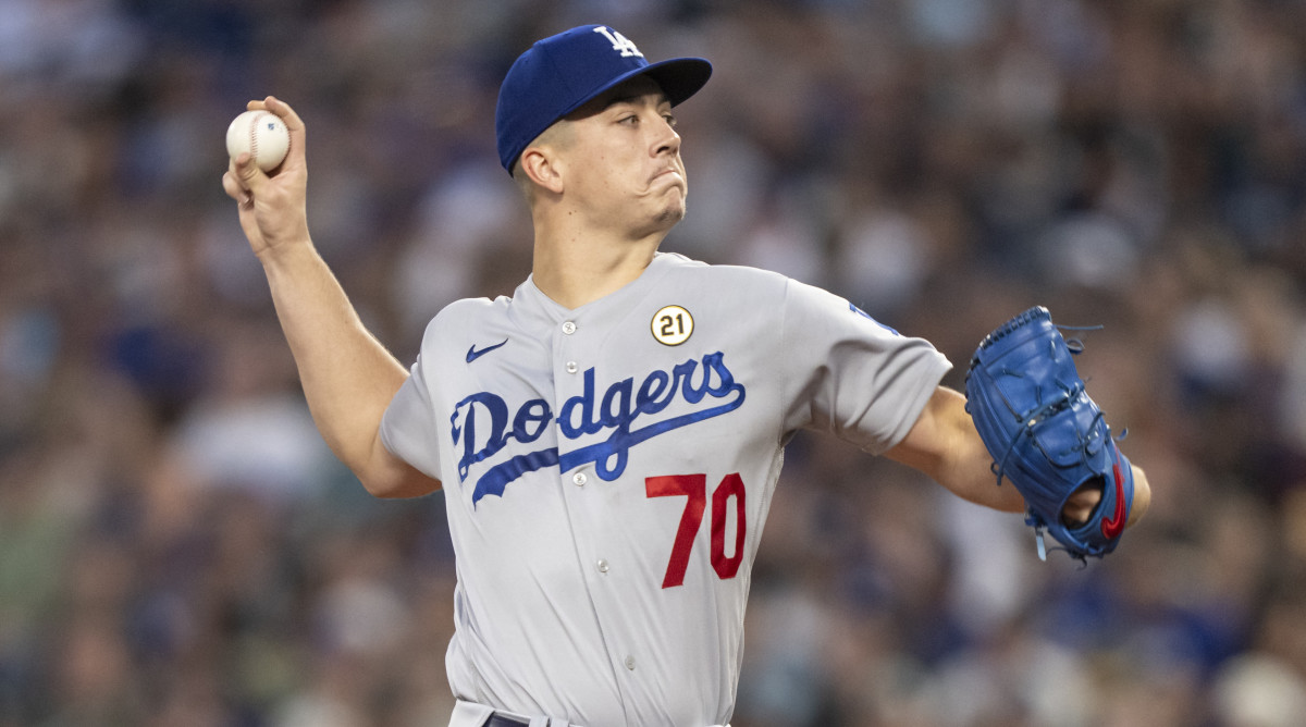 Dodgers pitcher Bobby Miller